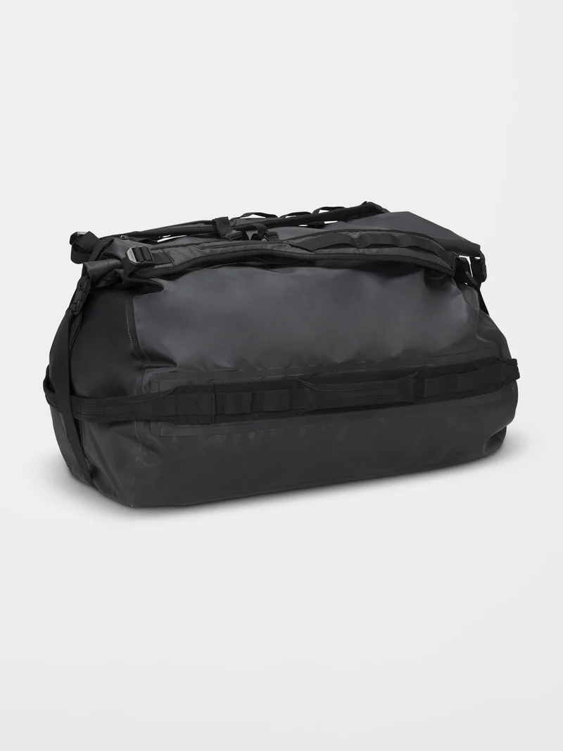 Frequency Roll-Top Duffel Bag - Black