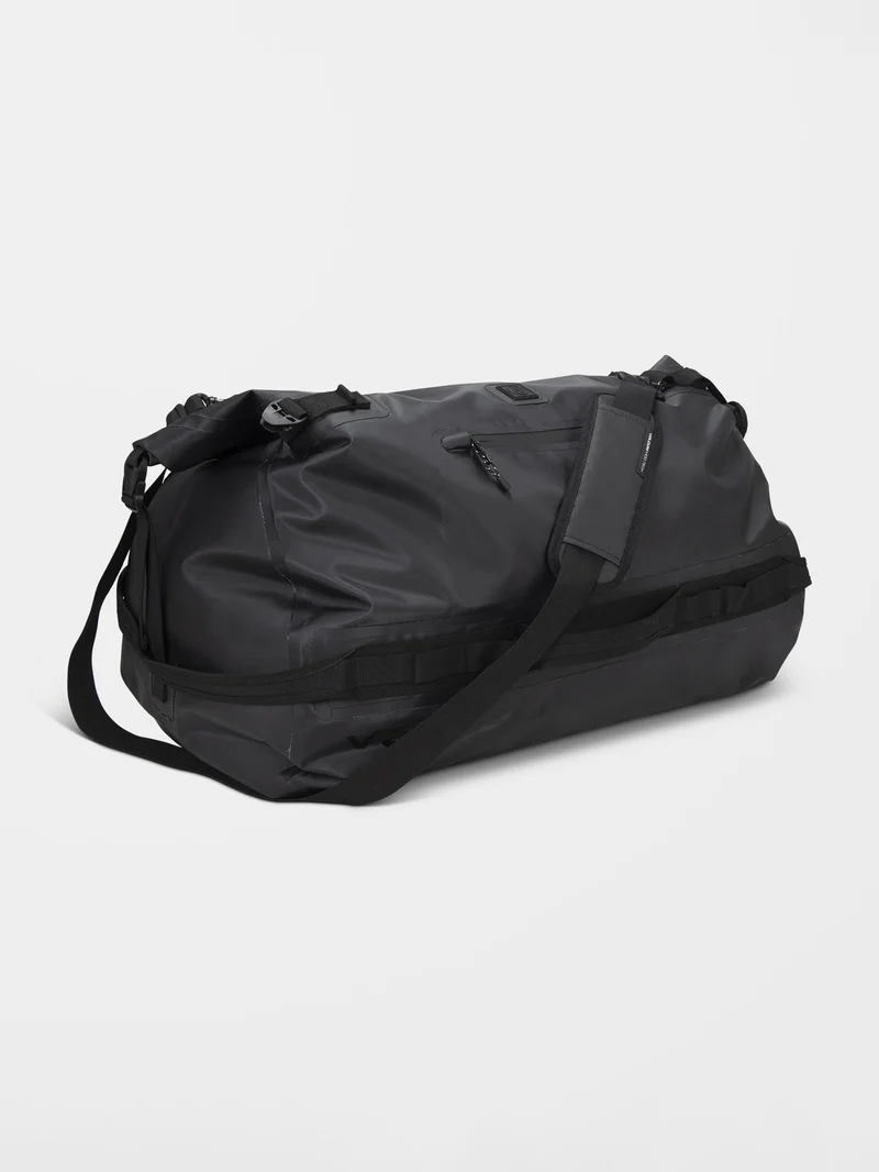 Frequency Roll-Top Duffel Bag - Black