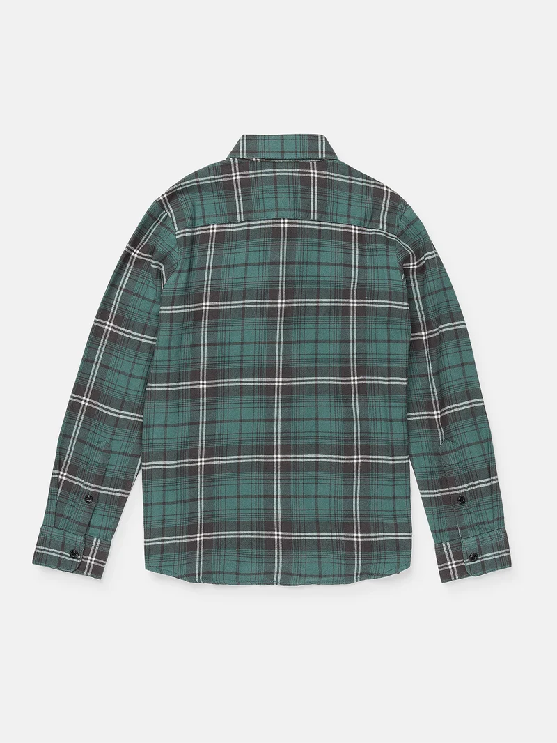 Caden Plaid Hemd - Sea Green - (KINDER)