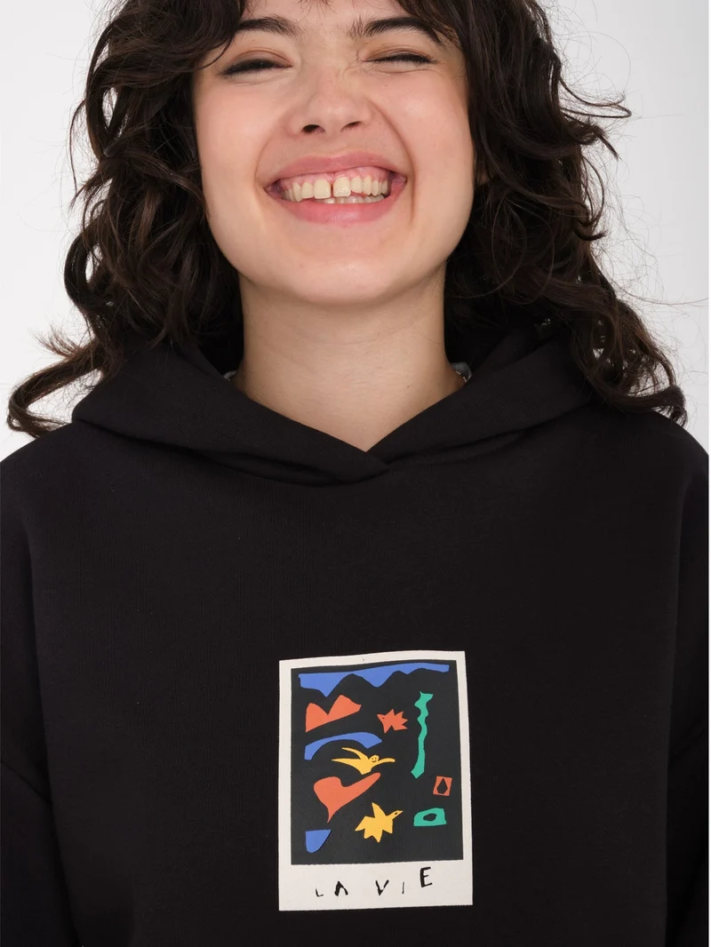 Arthur Longo Kapuzenpullover - BLACK