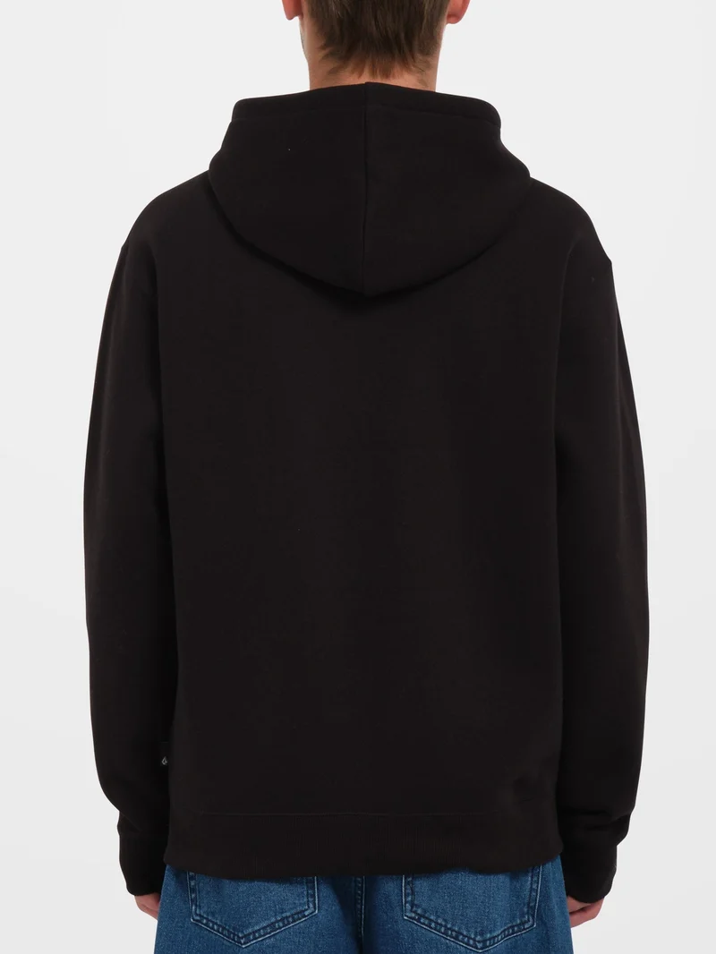Single Stone Zip Kapuzenpullover - BLACK