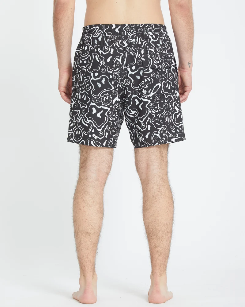 Filip Rygalski Smile Trunk 17" Boardshorts - BLACK