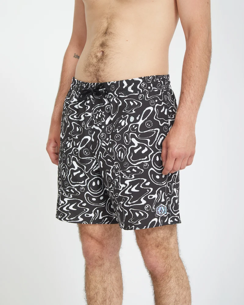 Filip Rygalski Smile Trunk 17" Boardshorts - BLACK