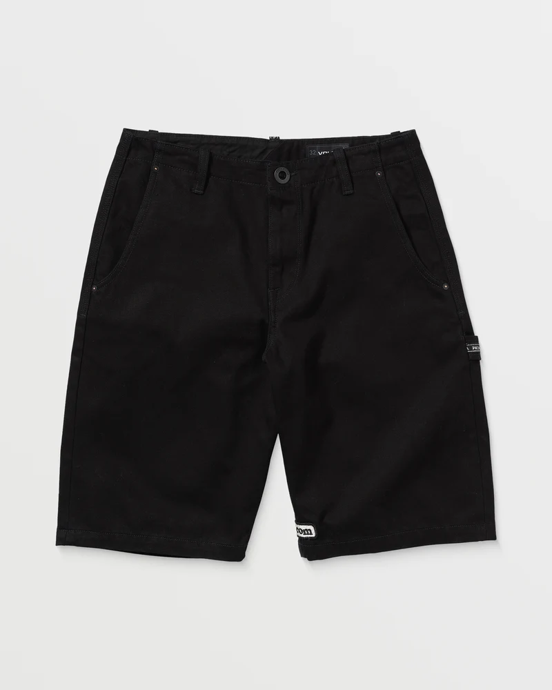 Sawhorse Denim Shorts - BLACK