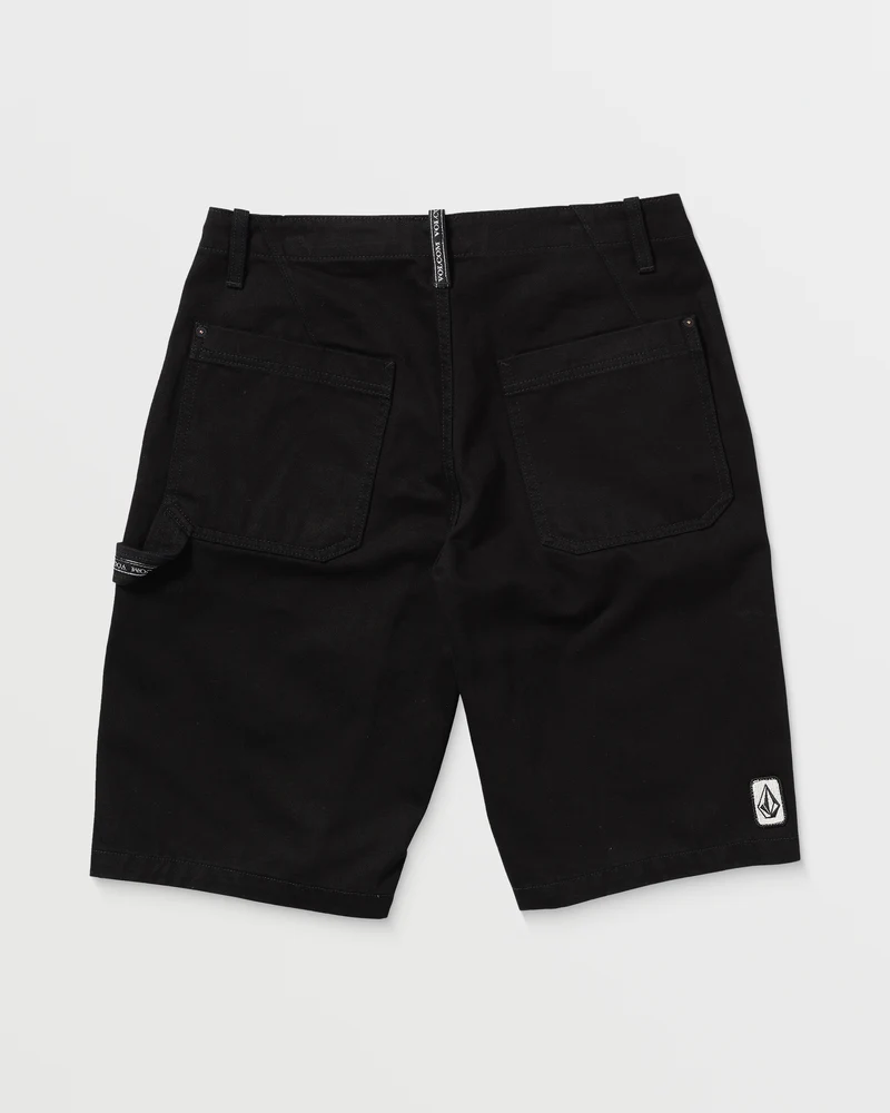 Sawhorse Denim Shorts - BLACK