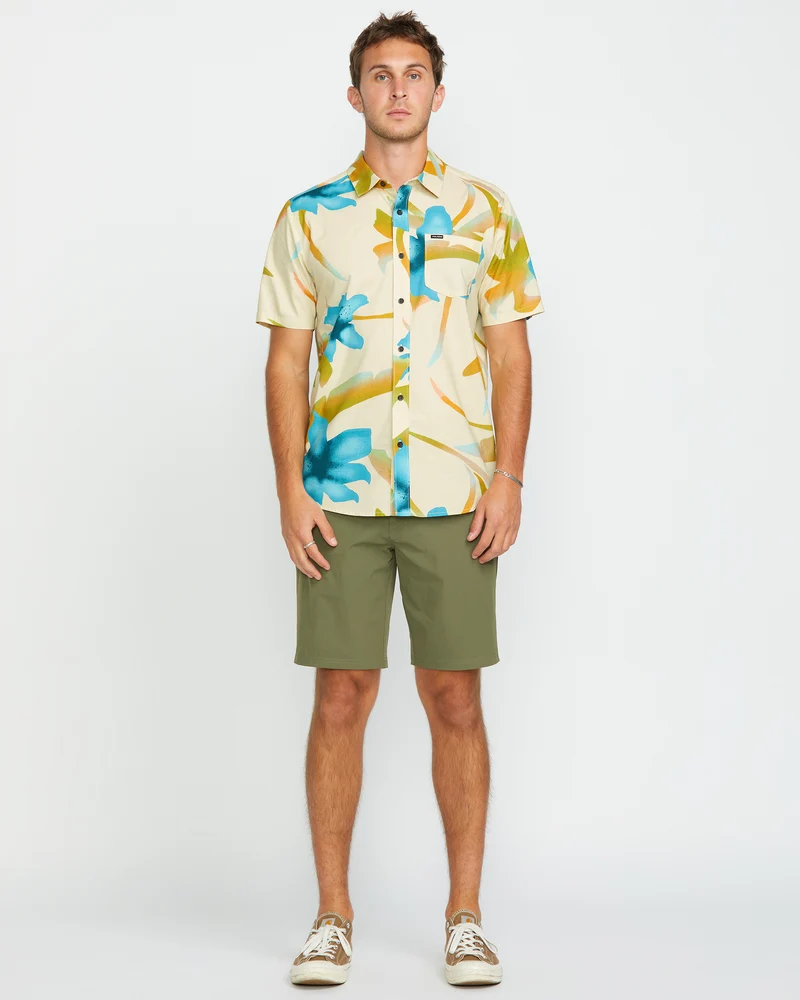 Tracers Floral Shirt - LIGHT BEIGE