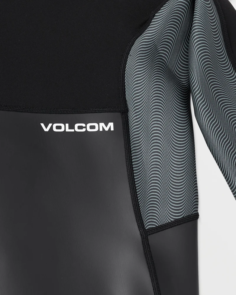 1.5Mm Front Zip Neoprene Jacke - BLACK