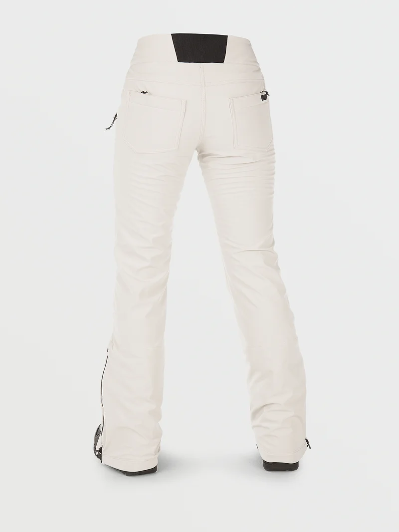 Battle Stretch High Rise Trousers - Off White