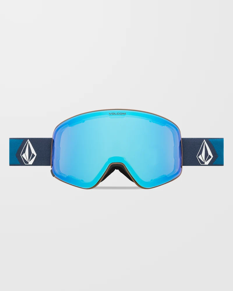 Odyssey Navy Cobalt Goggle (+Bonus Brillenglas - Dark Grey) - Ice Chrome
