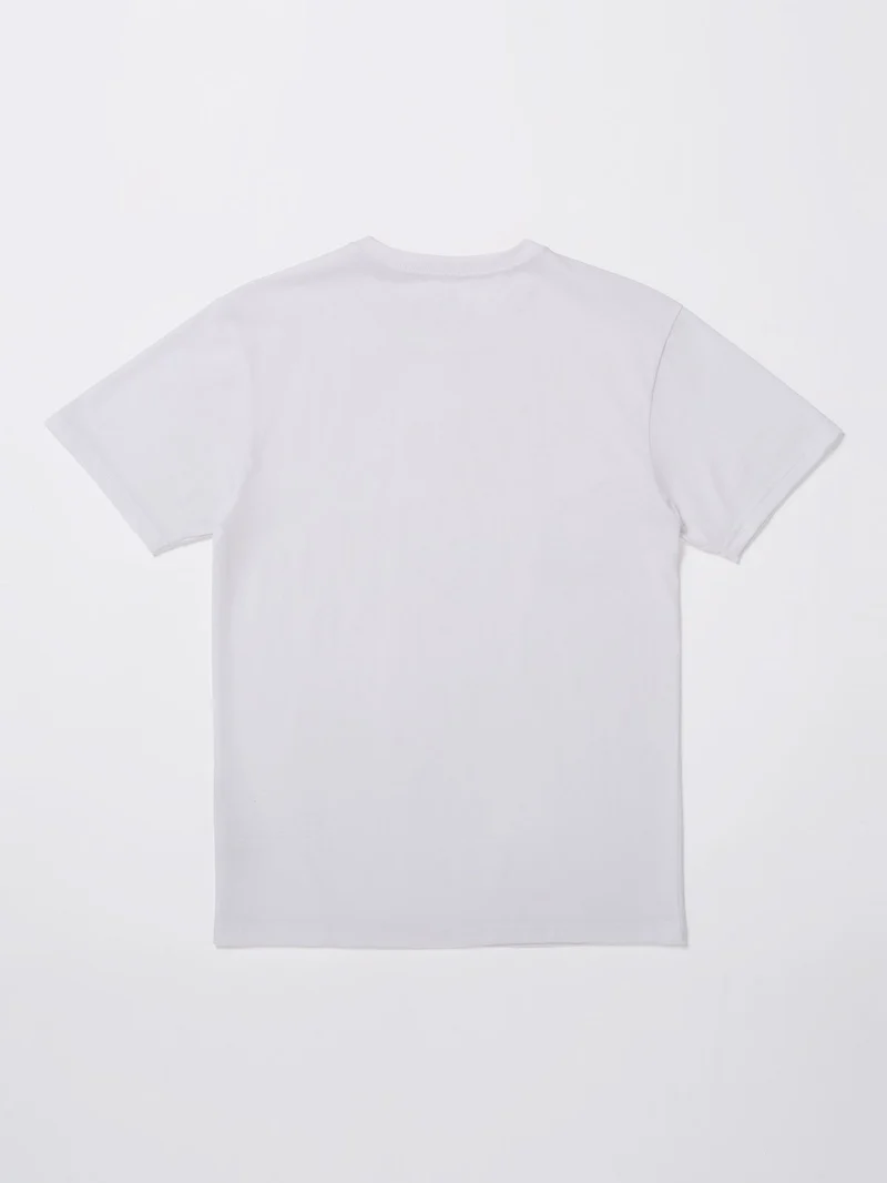 Sticker Stamp T-Shirt - WHITE - (KINDER)