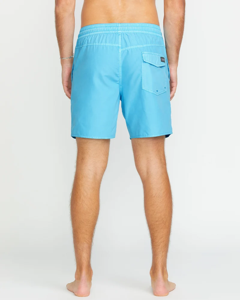 Center Trunk 17" Boardshorts - RESIN BLUE