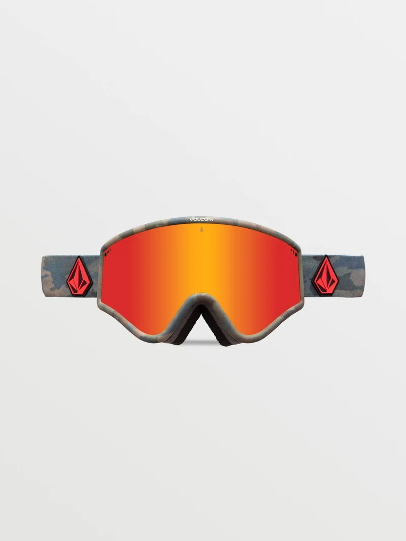 Yae Cloudwash Camo Goggle (+ Bonus Lens - Yellow) - RED CHROME