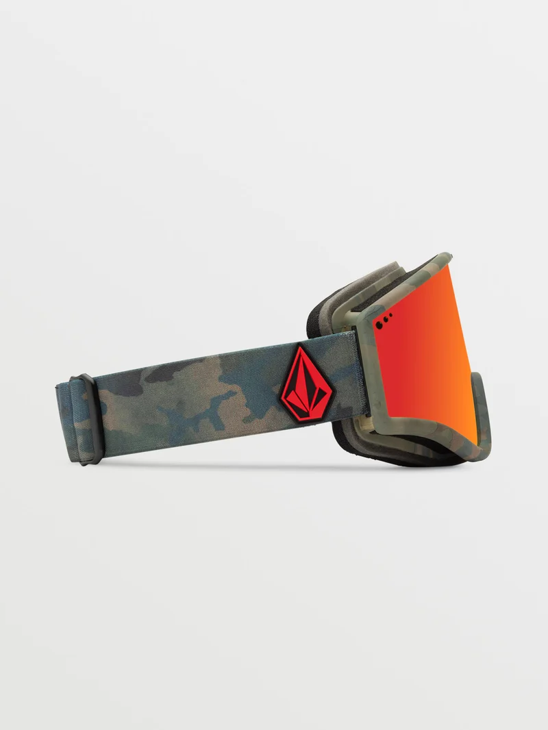 Yae Cloudwash Camo Goggle (+ Bonus Lens - Yellow) - RED CHROME