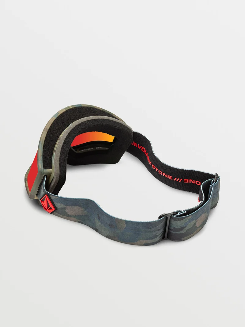 Yae Cloudwash Camo Goggle (+ Bonus Lens - Yellow) - RED CHROME