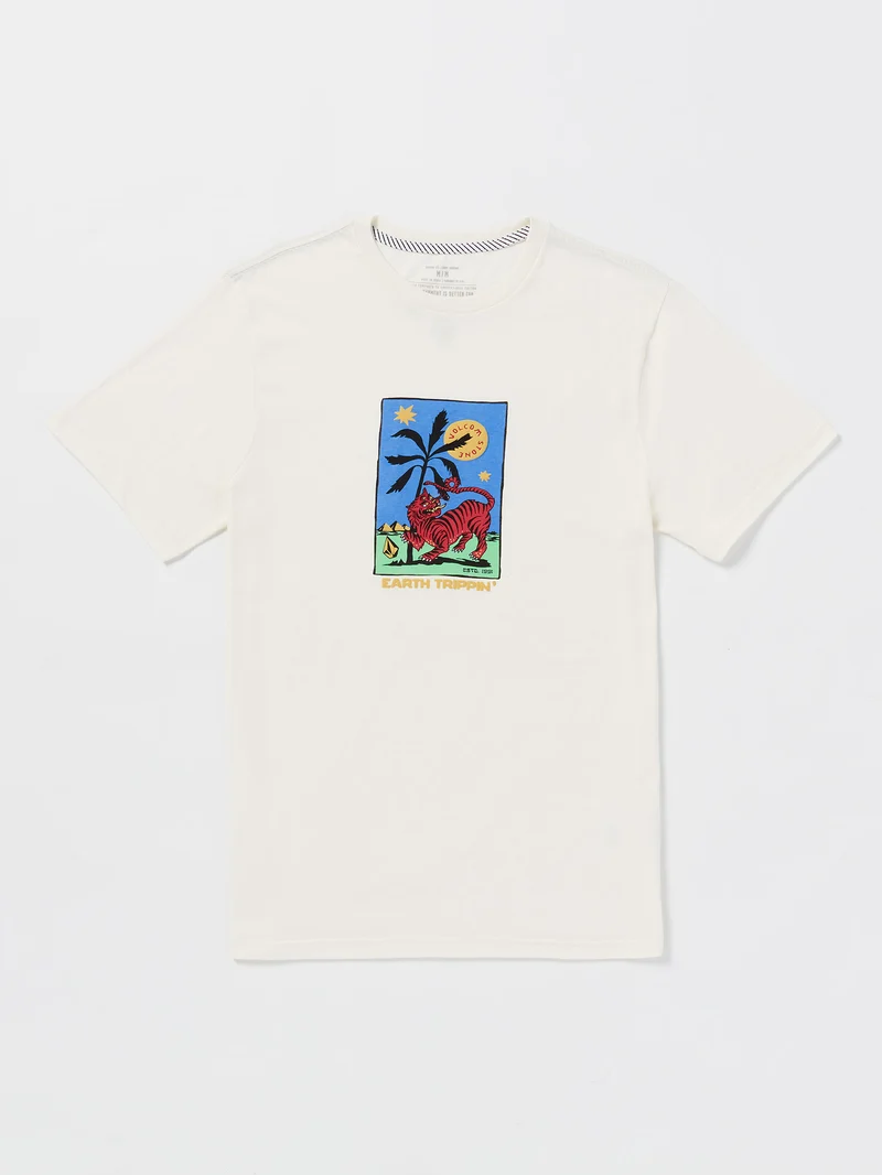 Tarot Tiger Farm To Yarn T-Shirt - Off White