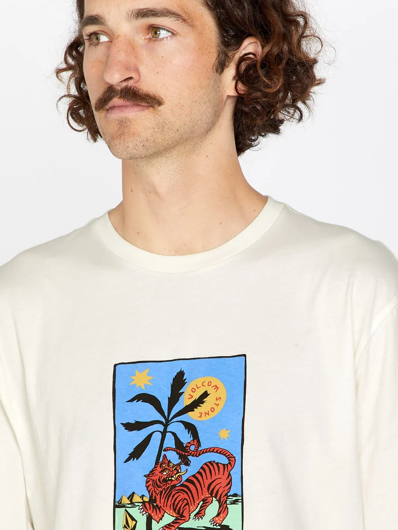 Tarot Tiger Farm To Yarn T-Shirt - Off White