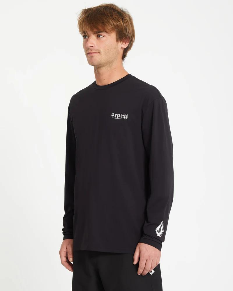 Pistol Surf Rashguard - BLACK