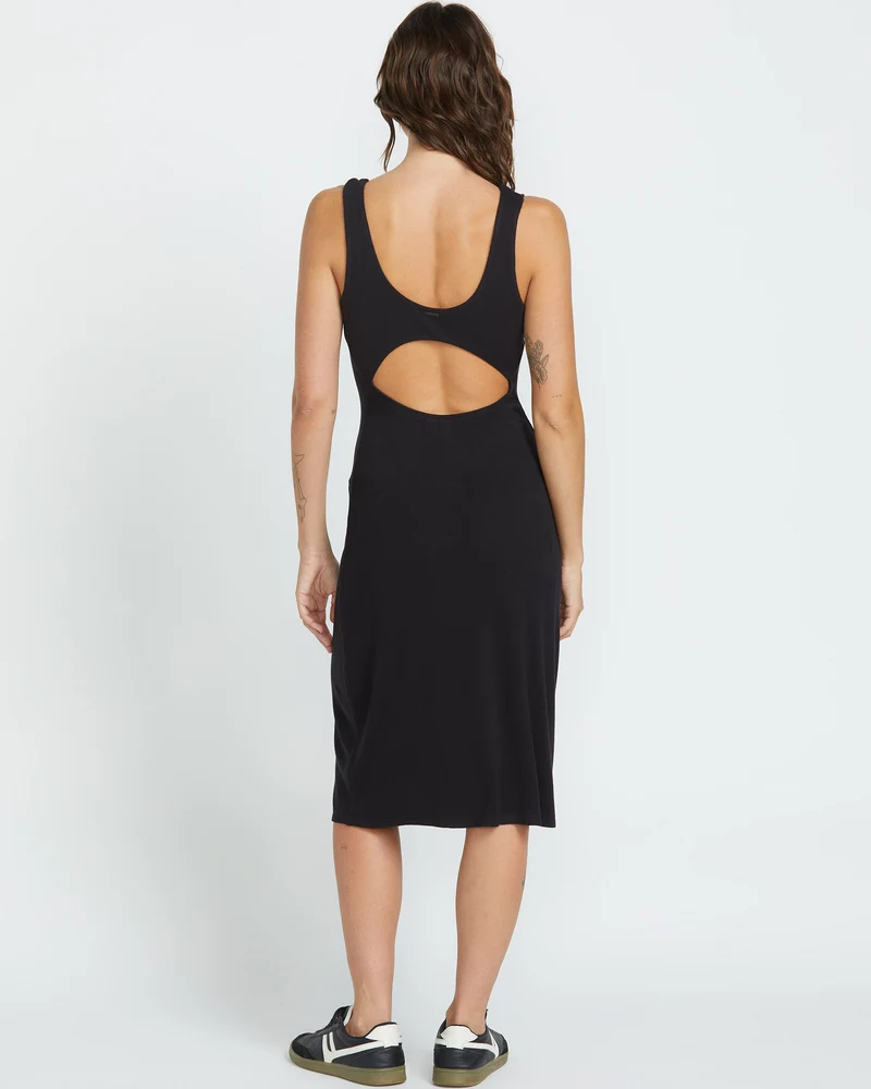 Rizzled Kleid - BLACK