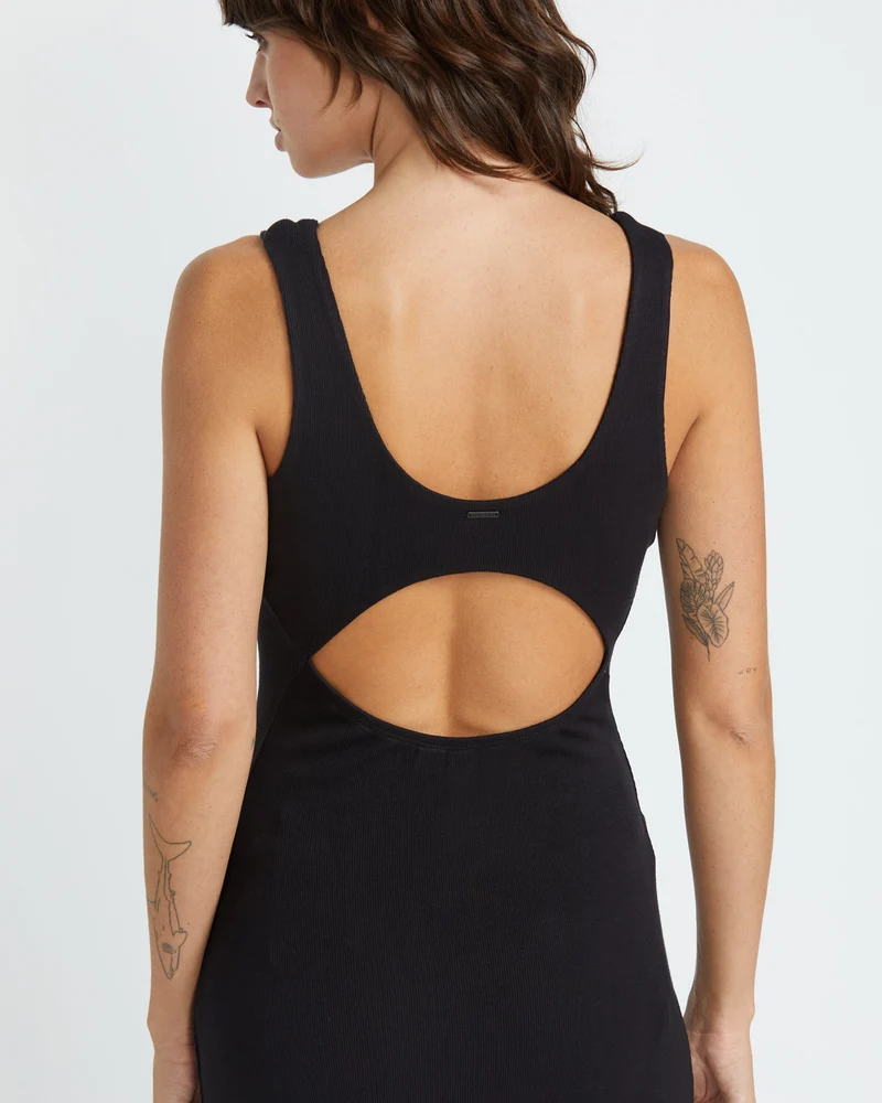 Rizzled Kleid - BLACK