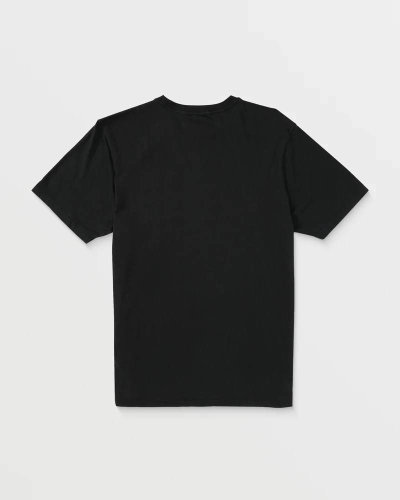 Solid Pocket T-shirt - BLACK