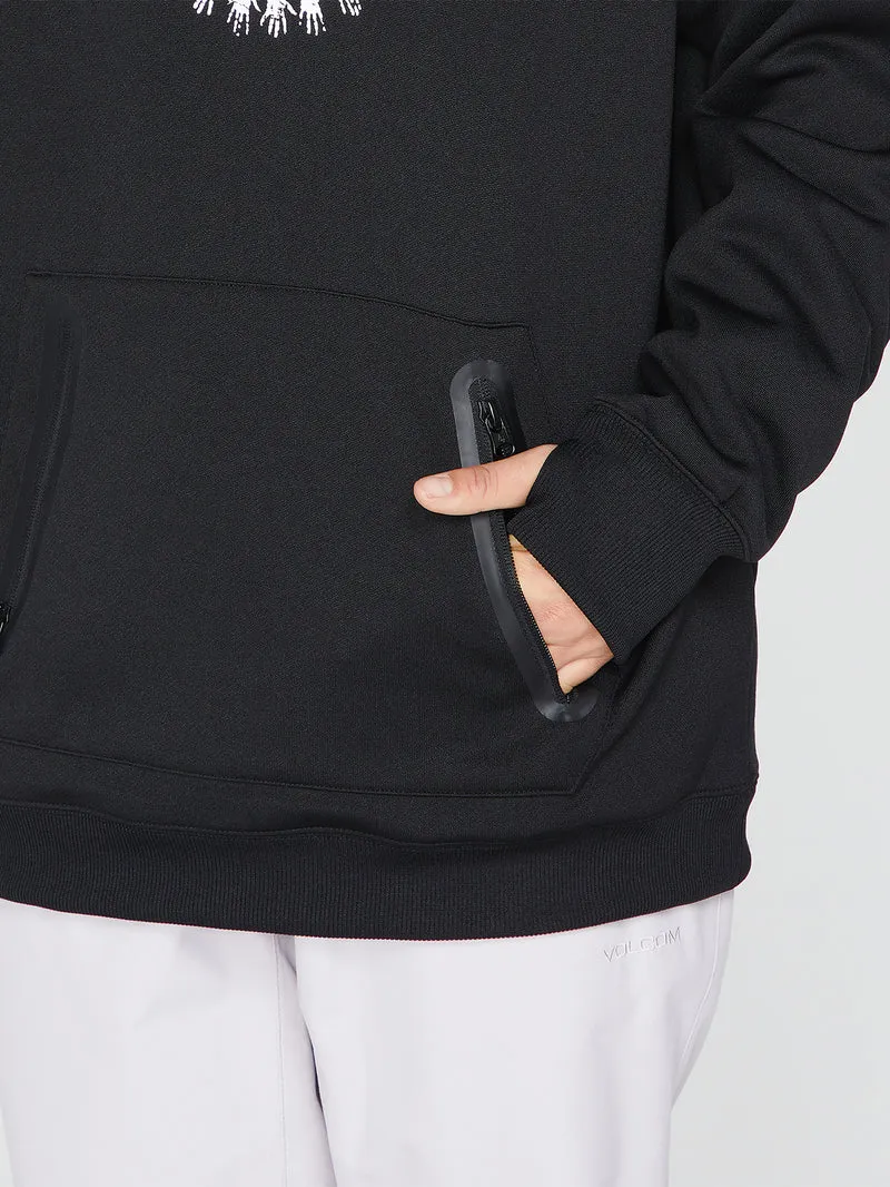 Spring Shred Hoodie - Black