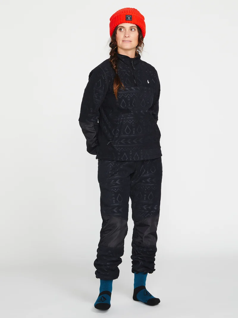 Polar Fleece Sweatshirt - Black