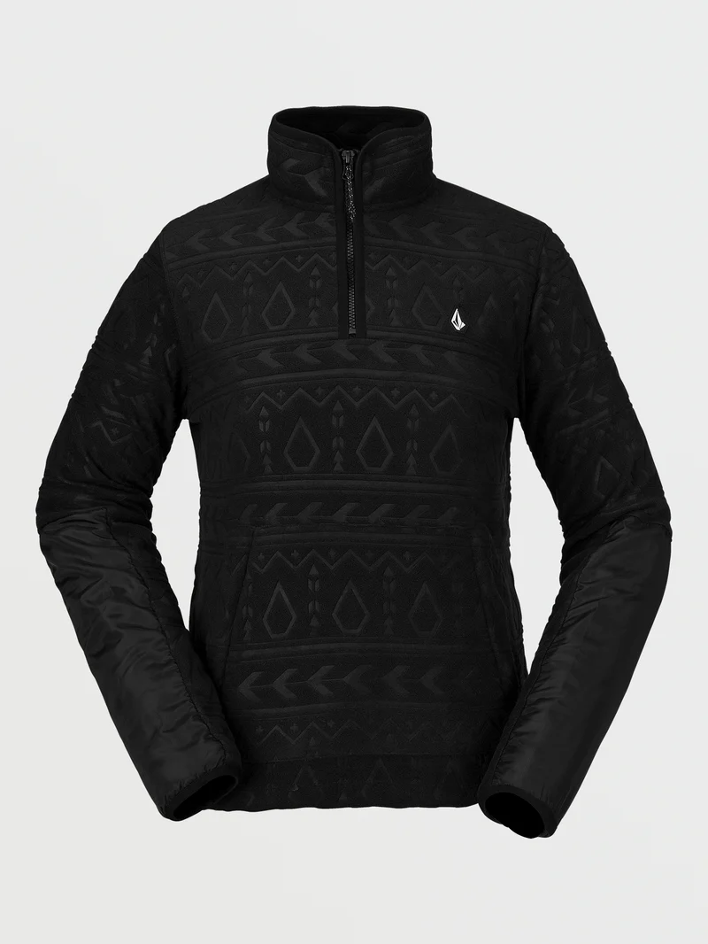 Polar Fleece Sweatshirt - Black