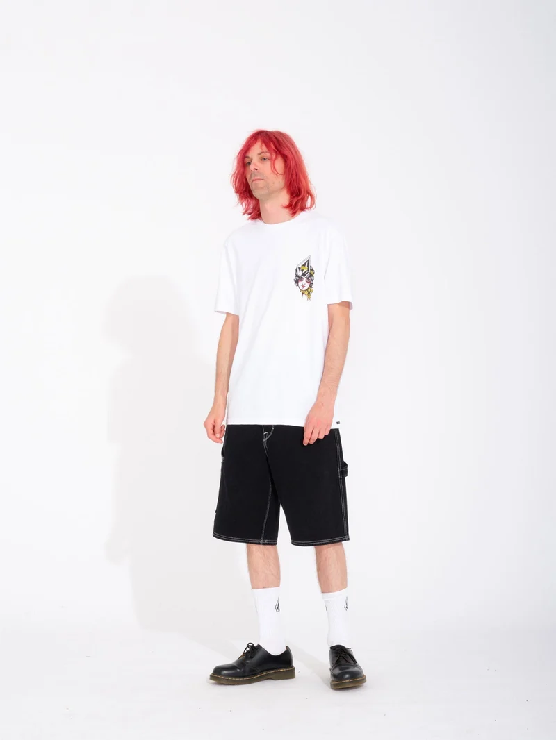 Lintell Mirror T-shirt - WHITE