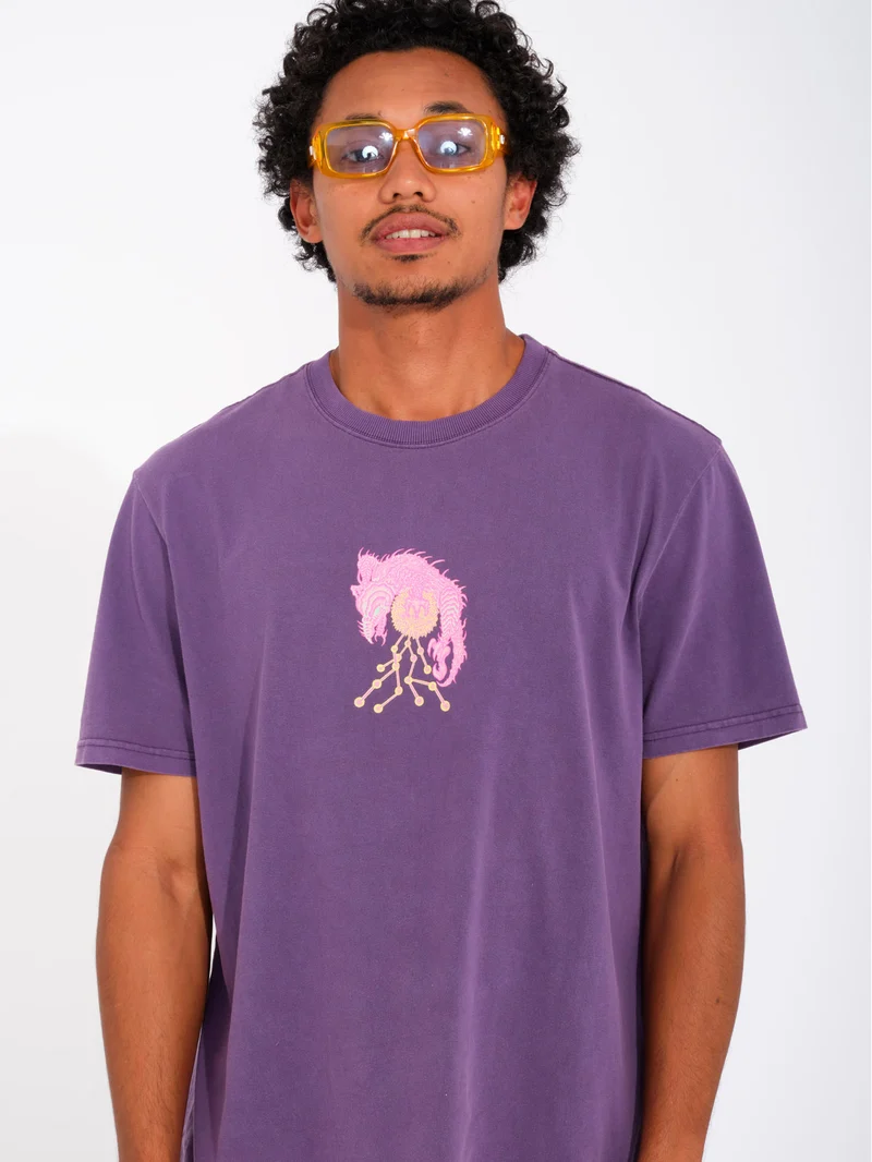 Tetsunori 3 T-shirt - DEEP PURPLE