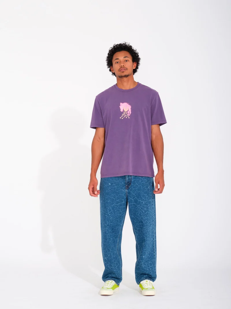 Tetsunori 3 T-shirt - DEEP PURPLE