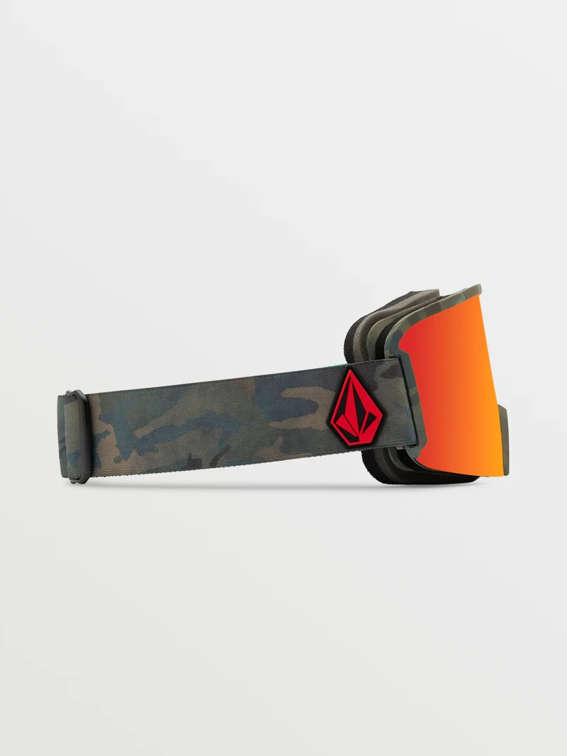 Garden Cloudwash Camo Goggle (+ Bonus Lens - Yellow) - RED CHROME