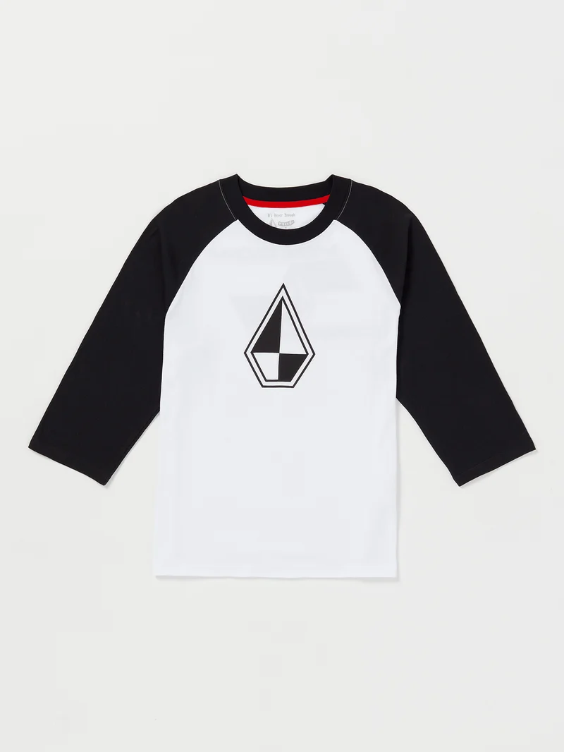 Schroff X Volcom 3/4 Raglan T-Shirt - White