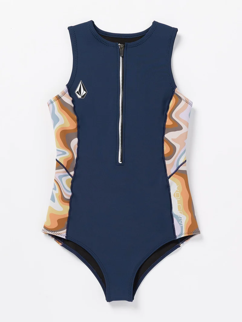 1Mm Front Zip Shorts John Neoprenanzug - NAVY