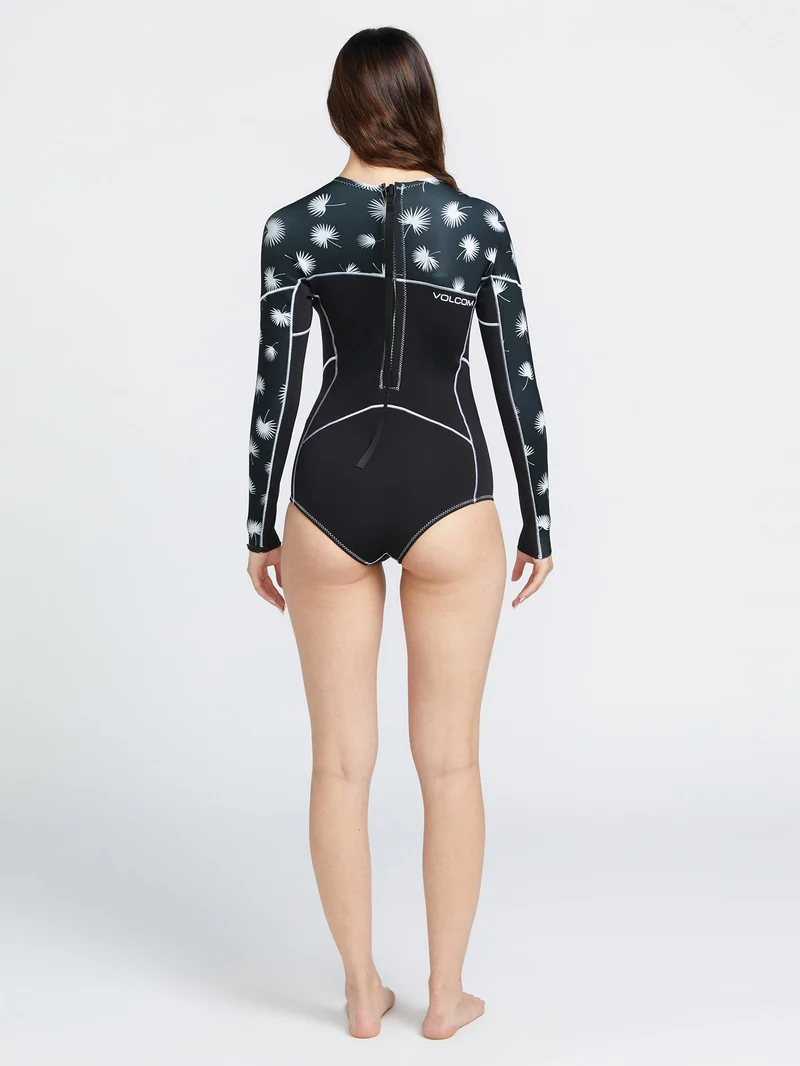 1 Mm Long Sleeve Springsuit - BLACK