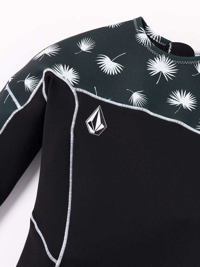 1 Mm Long Sleeve Springsuit - BLACK