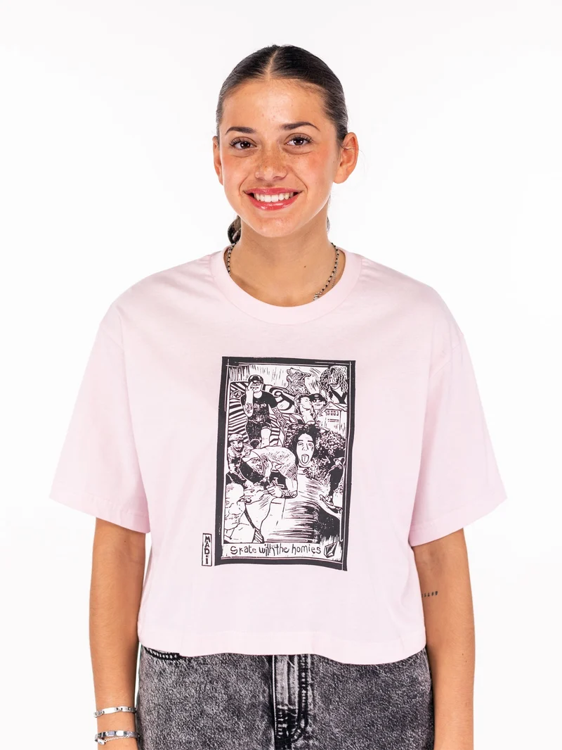 Drumstone T-Shirt - LILAC ASH