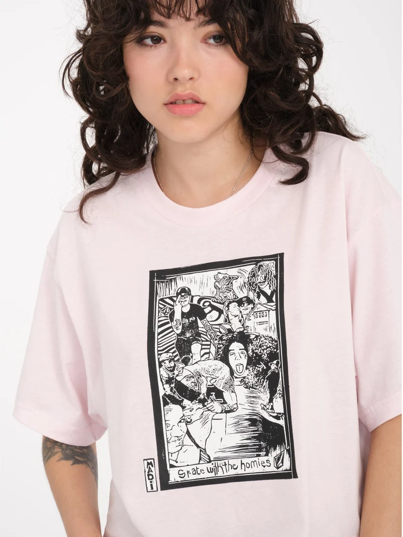 Drumstone T-Shirt - LILAC ASH