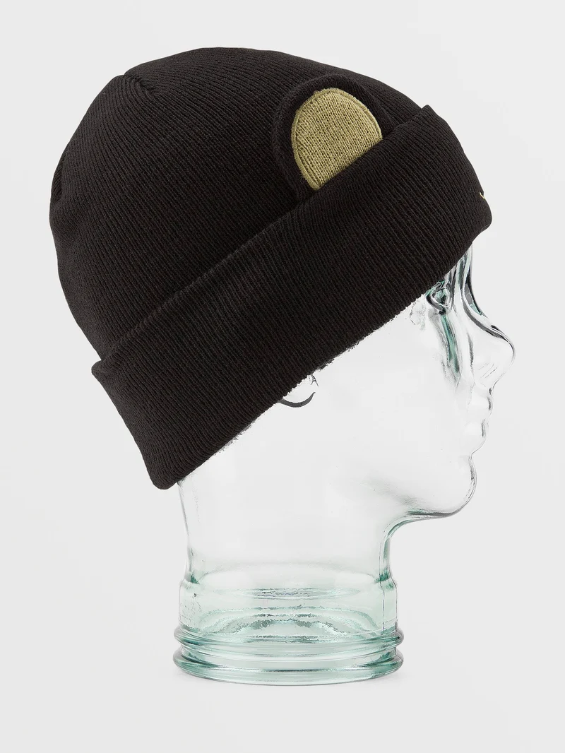 Snow Creature Beanie - BLACK - (KINDER)