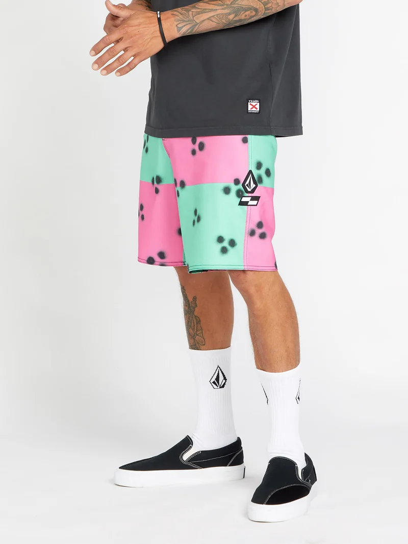 Schroff X Volcom Stoney 19" Boardshort - Dusty Aqua