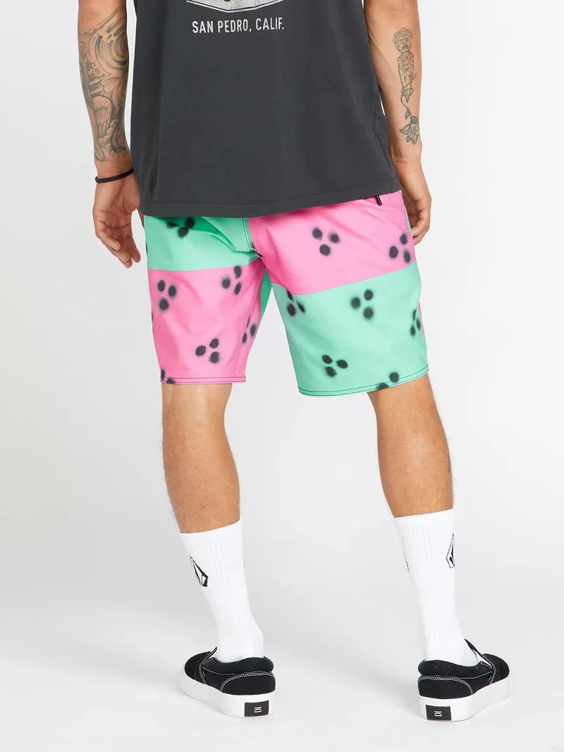 Schroff X Volcom Stoney 19" Boardshort - Dusty Aqua
