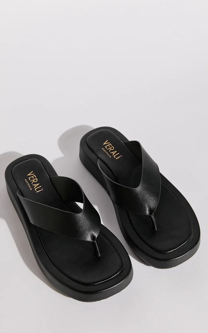 Verali - Bouncer Sandals in Black