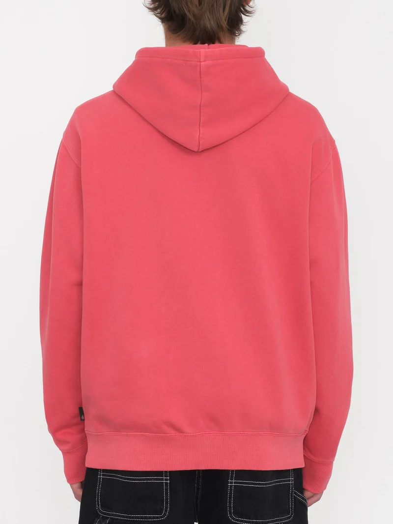 Single Stone Kapuzenpullover - WASHED RUBY