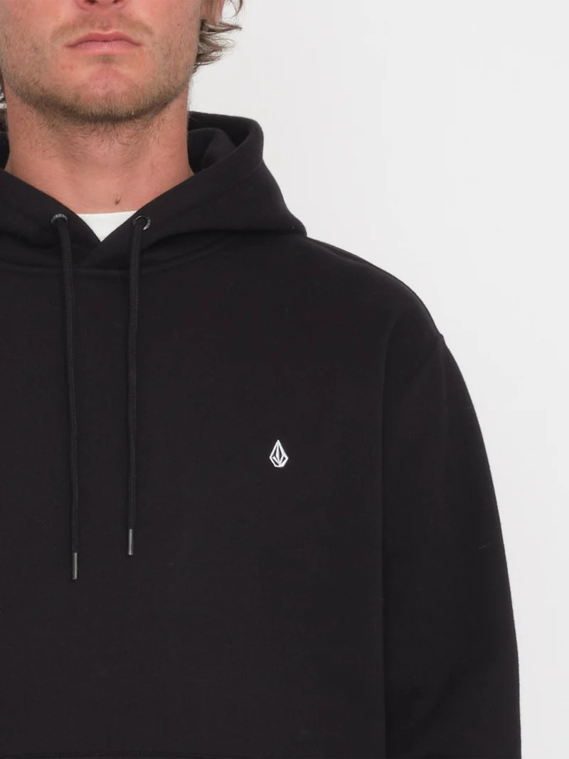 Single Stone Kapuzenpullover - BLACK