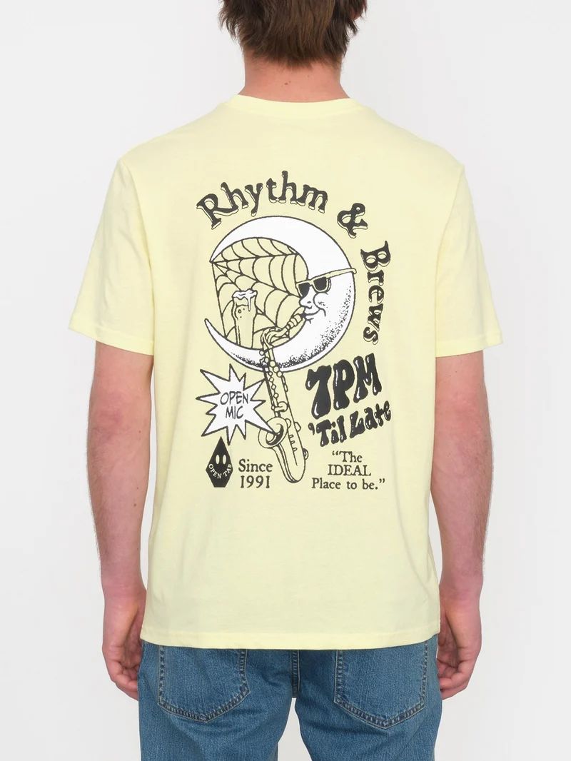 Rhythm 1991 T-shirt - AURA YELLOW