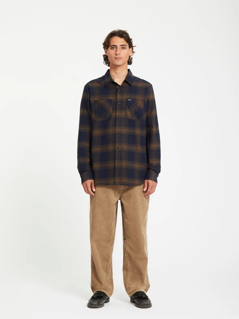 Netastone Flannel Hemd - Dark Earth