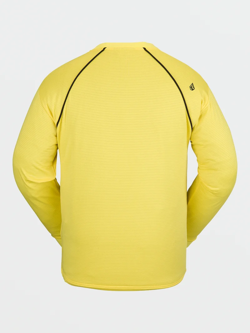 Waffle Backed Fleece Sweatshirt - Citron