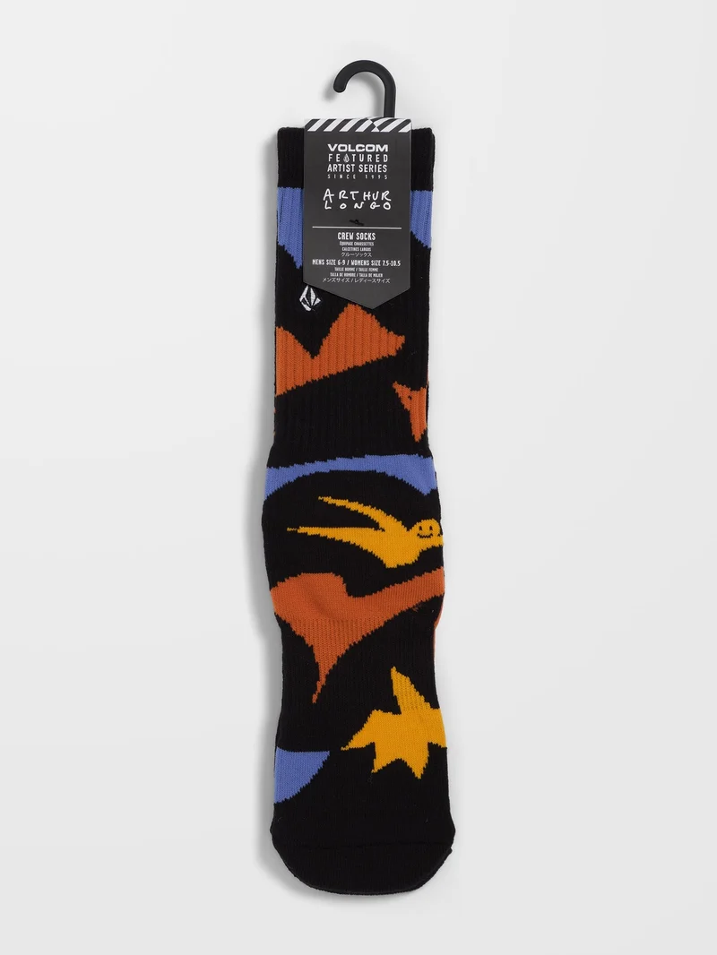 Arthur Longo Socken - BLACK