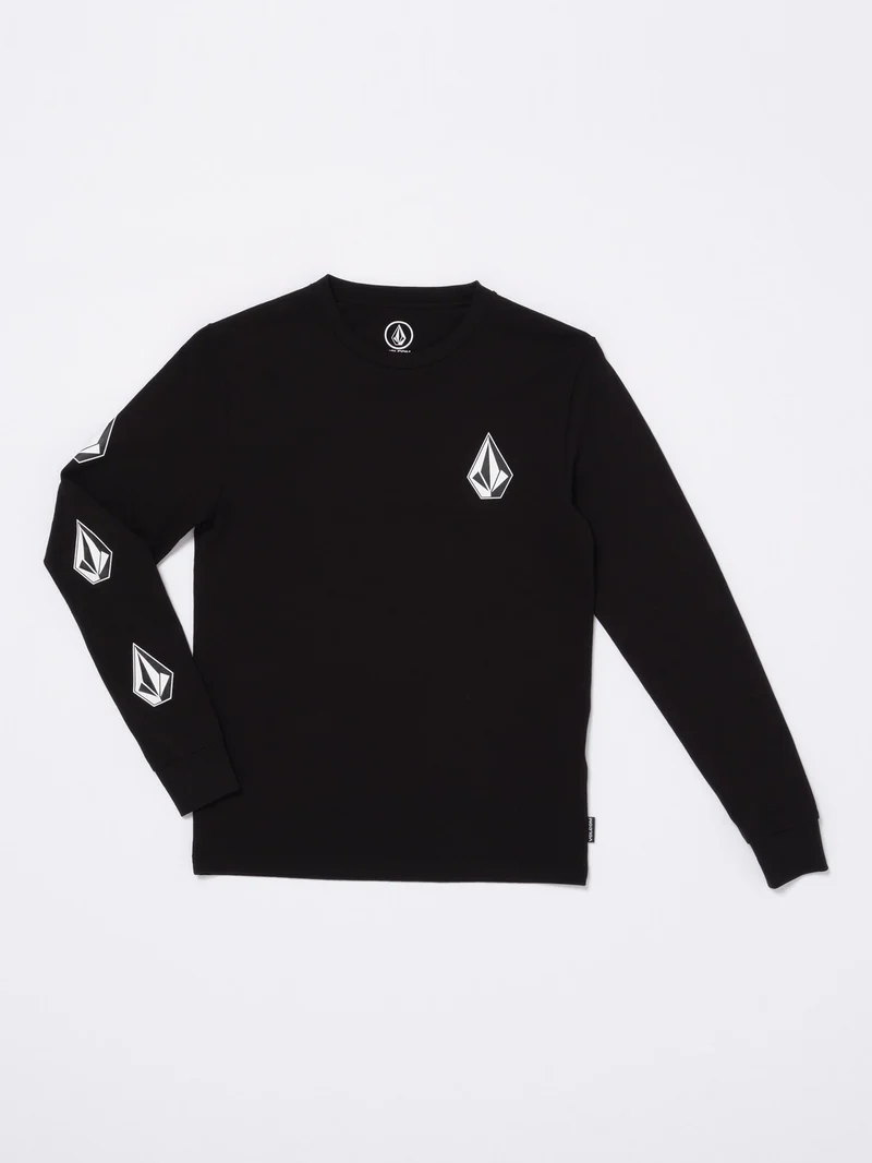 Iconic Stone T-Shirt - Black - (KINDER)