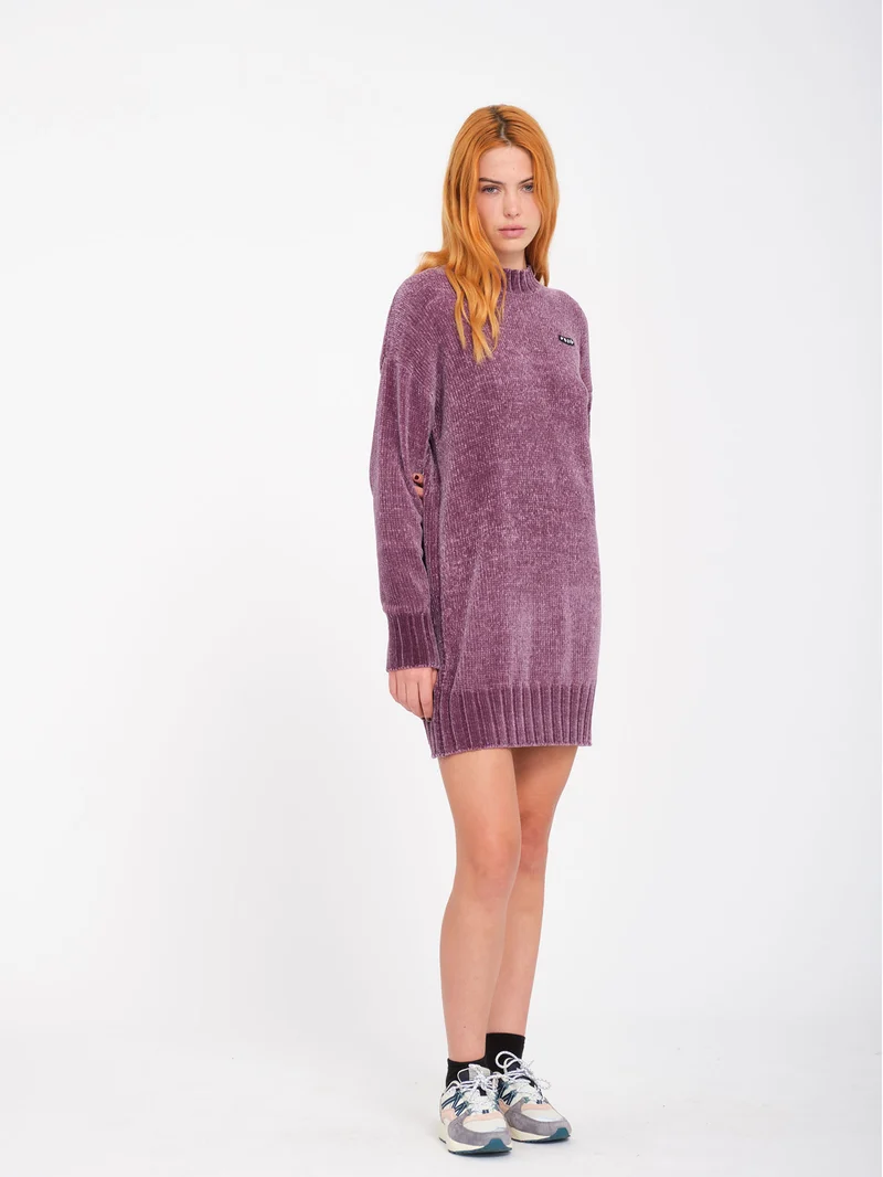 Bubble Tea Kleid - Vintage Violet