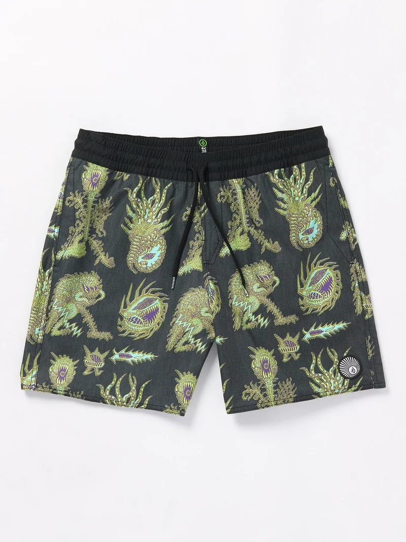 Tetsunori Trunk 17" Boardshort - BLACK